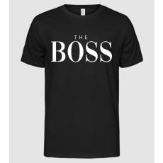 Pólómánia Páros minta THE Boss - Férfi Alap póló
