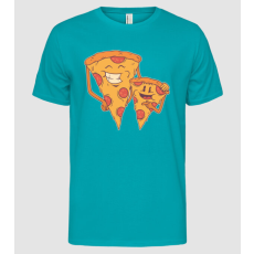 Pólómánia Pizza Család - Férfi Alap póló