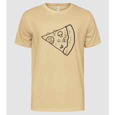 Pólómánia Pizza szelet (páros minta része) - Férfi Alap póló