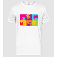 Pólómánia Pop art hands - Férfi Alap póló férfi póló