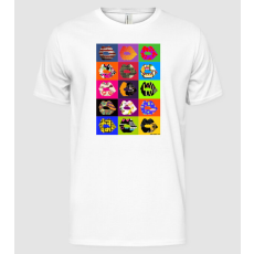 Pólómánia Pop art lips - Férfi Alap póló
