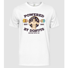 Pólómánia Powered by donuts - Férfi Alap póló férfi póló