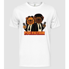 Pólómánia Pug Fiction Mopsz Pulp Fiction paródia - Férfi Alap póló férfi póló