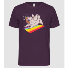 Pólómánia Pugicorn - mopsz unikornis - Férfi Alap póló