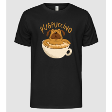 Pólómánia Pugpuccino Mopszos Capuccino - Férfi Alap póló