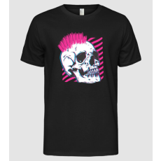 Pólómánia Punk Koponya - Férfi Alap póló
