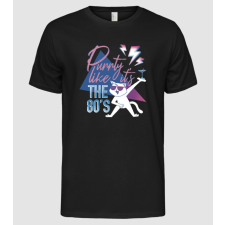 Pólómánia Purrty Like it's the 80's - Férfi Alap póló férfi póló