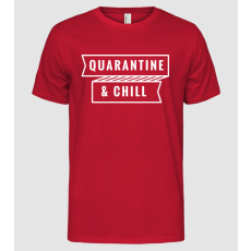 Pólómánia Quarantine and chill - Férfi Alap póló