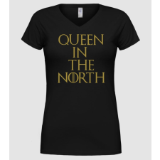 Pólómánia Queen in the North - Női V nyakú Póló női póló
