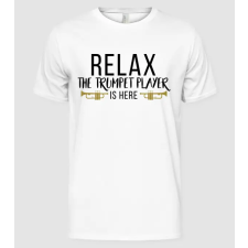 Pólómánia Relax the trumpet player is here - Férfi Alap póló férfi póló