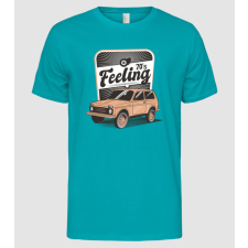 Pólómánia Retro Autó 70-es évek Lada Niva - Férfi Alap póló férfi póló