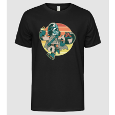 Pólómánia Retro Mandalorian Harcos - Férfi Alap póló férfi póló