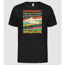 Pólómánia Retro mindenki egyenlő horgász   - Férfi Alap póló férfi póló
