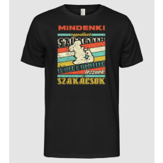 Pólómánia RETRO mindenki egyenlőnek születik SZAKÁCS - Férfi Alap póló