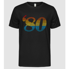 Pólómánia Retro szülinap 1980 - Férfi Alap póló