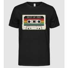 Pólómánia retro tape 1981 vintage - Férfi Alap póló