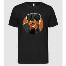 Pólómánia Rottweiler kutyás póló - Férfi Alap póló