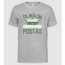 Pólómánia Sajnálom ezt a csajt lefoglalta egy szuperszexi POSTÁS - Férfi Alap póló férfi póló