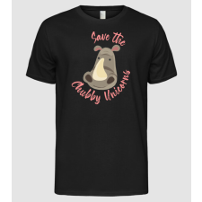 Pólómánia Save the chubby unicorns - Férfi Alap póló férfi póló