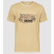 Pólómánia Skins szófelhő 2 - Férfi Alap póló