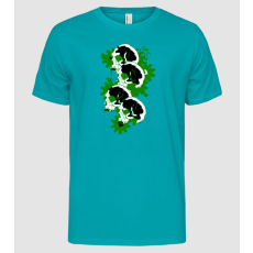 Pólómánia Skull_and_Gears_T_shirt_design_by_humanwurm - Férfi Alap póló