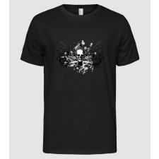 Pólómánia skull-flowers - Férfi Alap póló férfi póló