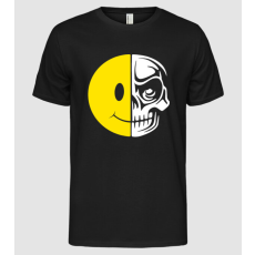 Pólómánia Smiley Skull - Férfi Alap póló