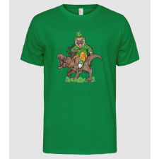 Pólómánia St Patrick Mopsz Dinoszaurusz - Férfi Alap póló férfi póló