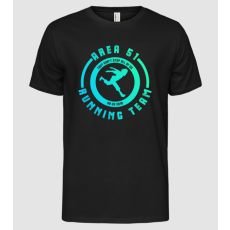 Pólómánia Storm area 51 running team circle color - Férfi Alap póló