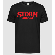 Pólómánia storm area 51 stranger - Férfi Alap póló férfi póló