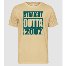 Pólómánia Straight Outta - 2007 - Férfi Alap póló férfi póló