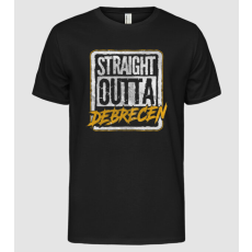 Pólómánia Straight Outta Debrecen - Férfi Alap póló