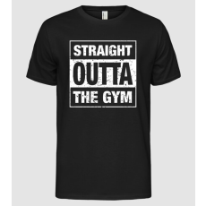 Pólómánia Straight outta gym - Férfi Alap póló
