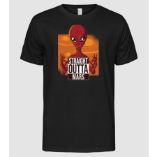 Pólómánia Straight Outta Mars Alien - Férfi Alap póló férfi póló