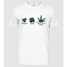 Pólómánia Super F*cking Lucky Cannabis - Férfi Alap póló férfi póló