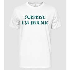 Pólómánia Surprise im drunk - Férfi Alap póló férfi póló