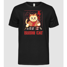 Pólómánia Sushi Cica - Férfi Alap póló