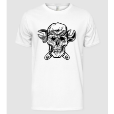 Pólómánia Szerelő Koponya - Férfi Alap póló férfi póló