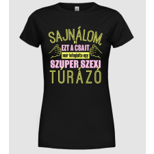 Pólómánia Szexi túrázó - Női Kereknyakú Póló női póló