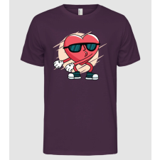 Pólómánia Szív DAB Floss Heart póló - Férfi Alap póló férfi póló