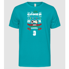 Pólómánia Szülinapos Gamer 2016 3 - Férfi Alap póló férfi póló