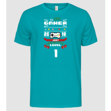 Pólómánia Szülinapos Gamer 2018 1 - Férfi Alap póló