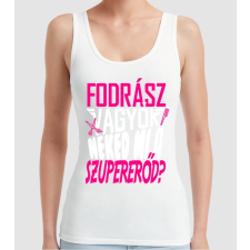 Pólómánia Szuperhős fodrász - Női Trikó női póló
