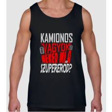 Pólómánia Szuperhős kamionos - Férfi Ujjatlan Trikó