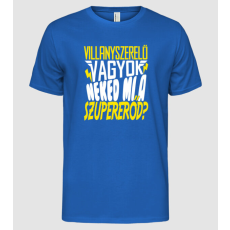 Pólómánia Szuperhős villanyszerelő - Férfi Alap póló