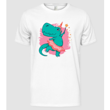 Pólómánia T-rex Balerina - Férfi Alap póló férfi póló