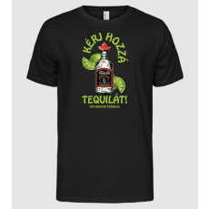 Pólómánia Tequila és citrom tequila zöld - Férfi Alap póló