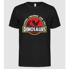 Pólómánia Tiny Dinosaurs - Férfi Alap póló