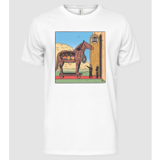 Pólómánia Trójai Faló Bitcoin - Férfi Alap póló