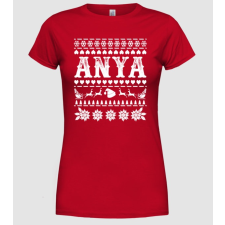 Pólómánia Ugly sweater anya - Női Kereknyakú Póló női póló